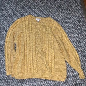 Mustard color sweater